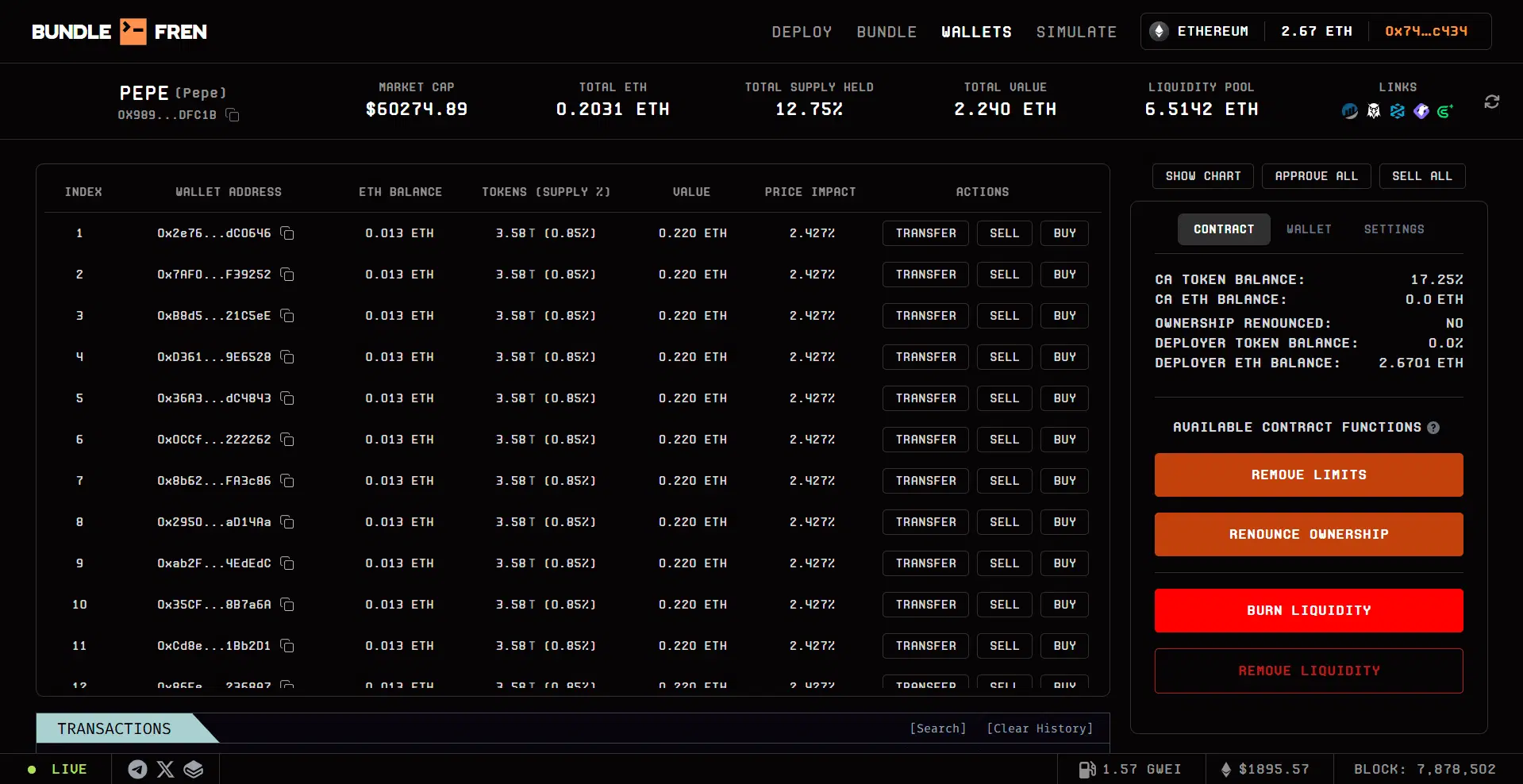 crypto bundler app
